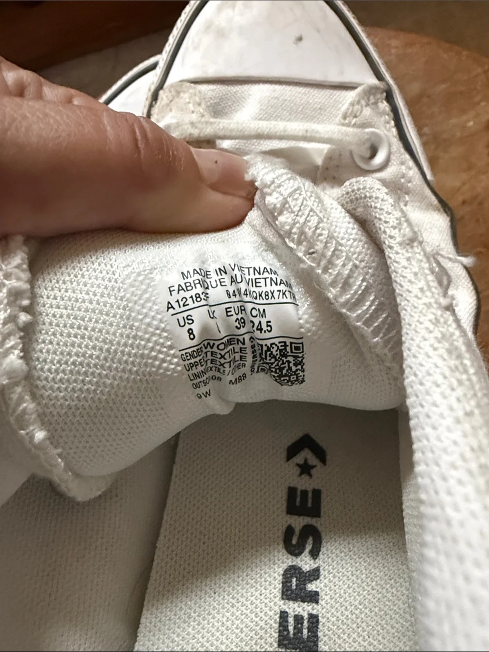 Converse Kids White High-Top Canvas Sneakers